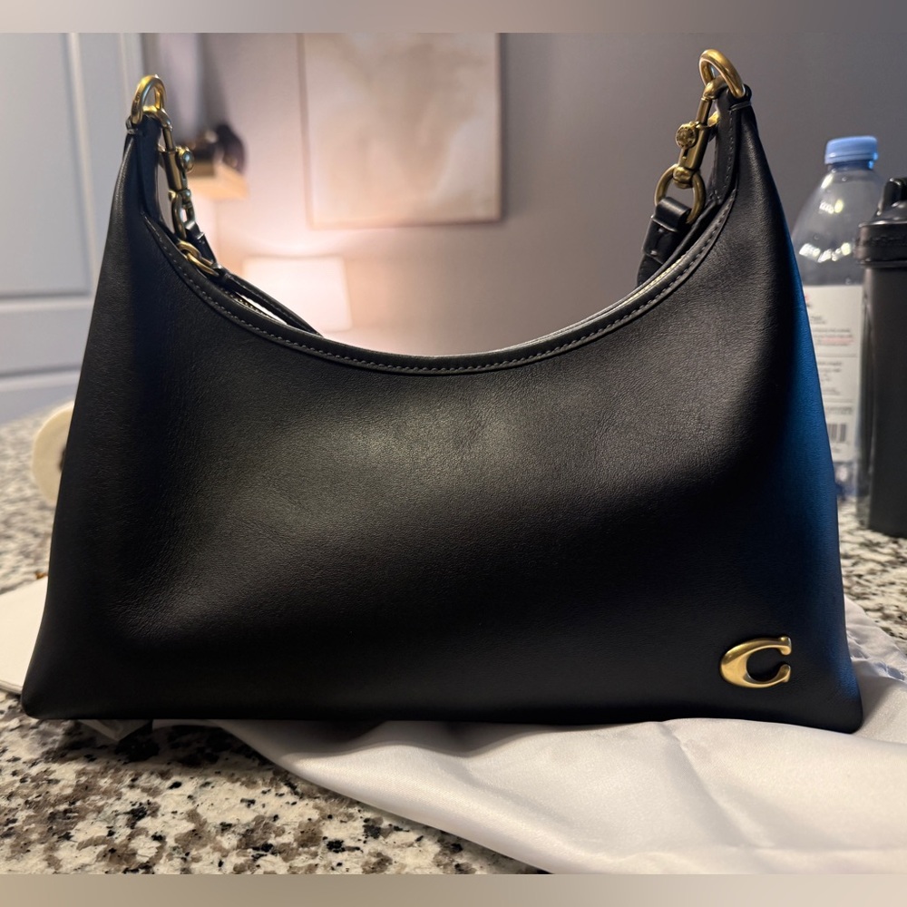 Coach Juliet Medium Leather Shoulder Bag